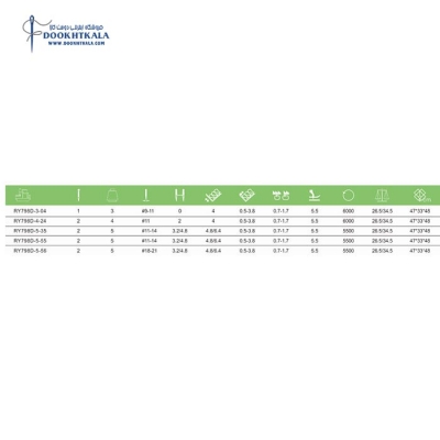 چرخ سردوز ضخیم دوز رویانگ مدل RY-798-5-56